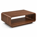 Stolik kawowy z drewna orzechowego 100x60x30 cm