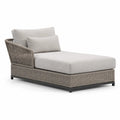 Szezlong ogrodowy z technorattanu 195x85x65 cm